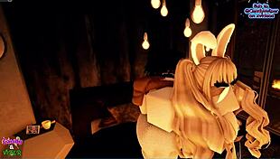 Fucking Candy in her sexy cosplay bunny outfit