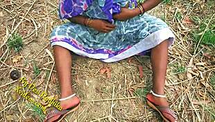 Indian couple enjoys outdoor nature adventure