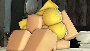 noob slut in a bikini swimsuit gets fucked by a femboy