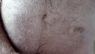 Rustyas1 - Happy Hairy Big Belly Me Masturbating My Small Cock