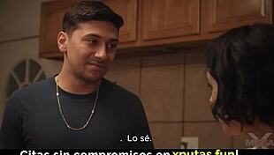 Passionate Brunette In Stockings Enjoys Fucking Spanish Sub 😍