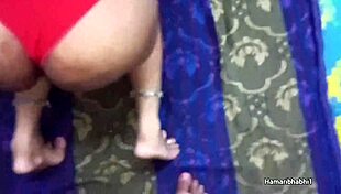 Indian Desi Bhabhi in Sexy Maxi Outfit