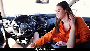 stepbrother takes advantage of stepsisters desperation, fucks her hard 😈