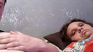 Horny Step Mom Gives Johnny Intense Handjob in Bedroom