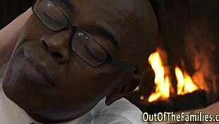 Amateur gets jizzed by stepdad in intense hardcore session