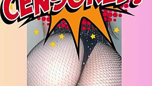 the real strip tease of the most beautiful redhead on sheer - sol megan fire