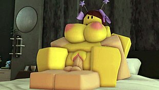 noob slut in a bikini swimsuit gets fucked by a femboy