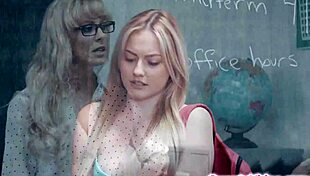 milf teacher fucks student with strapon 😈