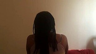 Ebony Princess Rides in Homemade Amateur Scene