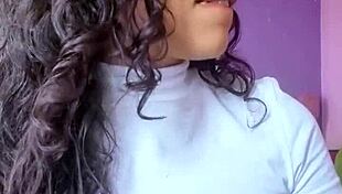 Hot Brazilian brunette asks you to cum for her