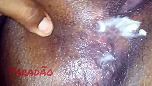 Preta safada moans loudly and cums with cock in ass 😩
