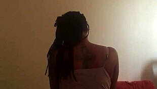 Ebony Princess Rides in Homemade Amateur Scene