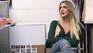 Mall Cop Sniffs Milf's Panties Before Engaging In Passionate Encounter