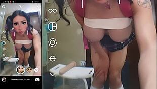 Futanari trap probando filtros grandes tetas