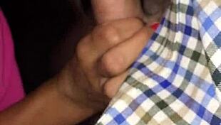 Mature Blonde Sucks Young 18+ Cock