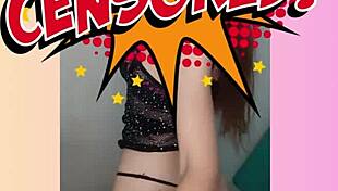 the real strip tease of the most beautiful redhead on sheer - sol megan fire