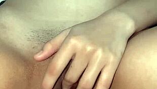 asian amateur's wet pussy fingered close up, so curvy and homemade 😏🔥