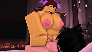 noob slut in a bikini swimsuit gets fucked by a femboy