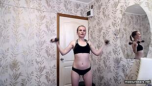 masturbating after an intense workout feels incredibly good