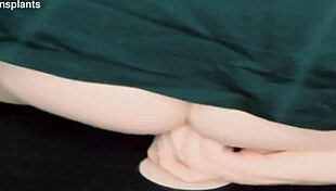 Trans Woman Riding A Dildo