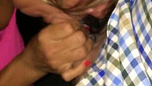 Mature Blonde Sucks Young 18+ Cock