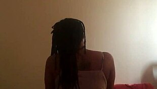 Ebony Princess Rides in Homemade Amateur Scene