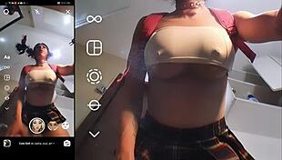 Futanari trap probando filtros grandes tetas