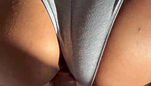 Morning bliss latina hotties say good morning in reverse cowgirl.