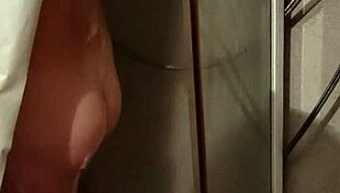 caught that big boobs stepsister bathing in the shower on the ranch