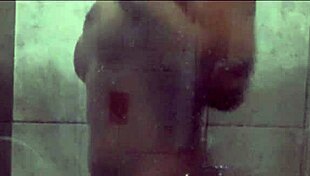 Big Couple's Bathroom Sex with Huge Ass and Cock