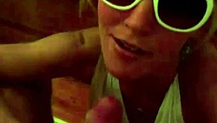 Dagfs - hot blonde slut draining my dick of jizz
