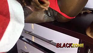 Lovely moment with father christmas having good time!