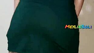 Gothic Big-Ass Nympho Gets Fucked by Neighbor from Behind and Ends Messy Outside 😈