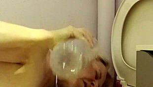 Watch this slave lick the toilet bowl