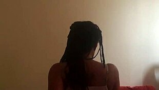 Ebony Princess Rides in Homemade Amateur Scene