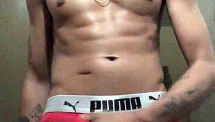 this tattooed guy with a big dick loves showing off for the cam