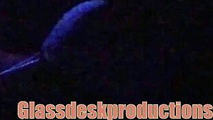 > black-light secret model gets rough oral sex