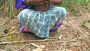 Indian couple enjoys outdoor nature adventure