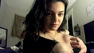 hot girl shows her big boobs!