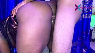 Stepson fucks with monster cock while she comes