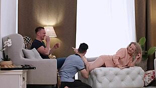 Hanna Rey Gets Double Penetration By Friendly Guys In Trailer