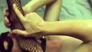 Worship My Perfect Pantyhose Covered Feet in BDSM Domination Scene