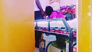 Desi housewife chats with store keeper