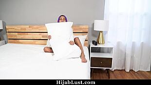 wanna see this horny hijab teen invite her bf to bed?