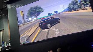 i bet with my stepbro on the video game and lost... damn!