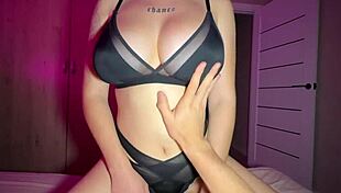 Big tit stepsister tricked me into rough sex in the bedroom again