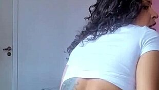 Hot Brazilian brunette asks you to cum for her