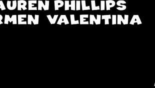 lauren phillips licks carmen valentinas asshole while mike hunt goes balls deep in her pussy