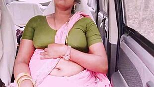 beautiful housewife, are you cheating on husband with boyfriend in car?