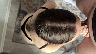 my roommates boyfriend fucked me hard in the kitchen